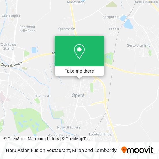 Haru Asian Fusion Restaurant map