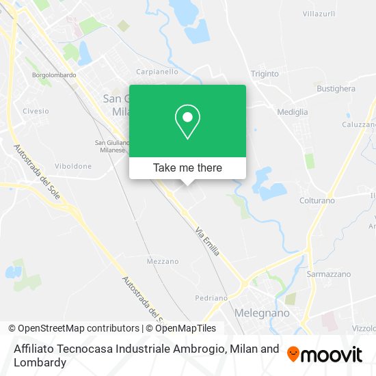 Affiliato Tecnocasa Industriale Ambrogio map