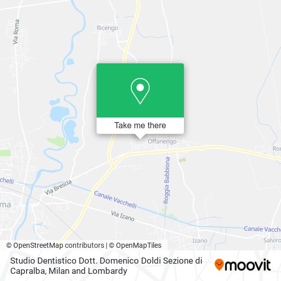 Studio Dentistico Dott. Domenico Doldi Sezione di Capralba map