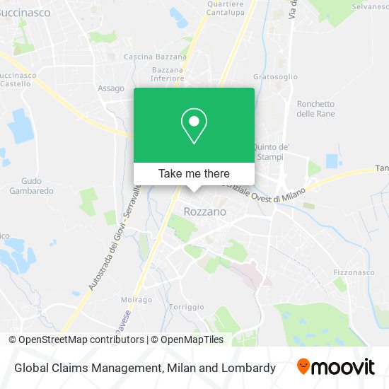 Global Claims Management map