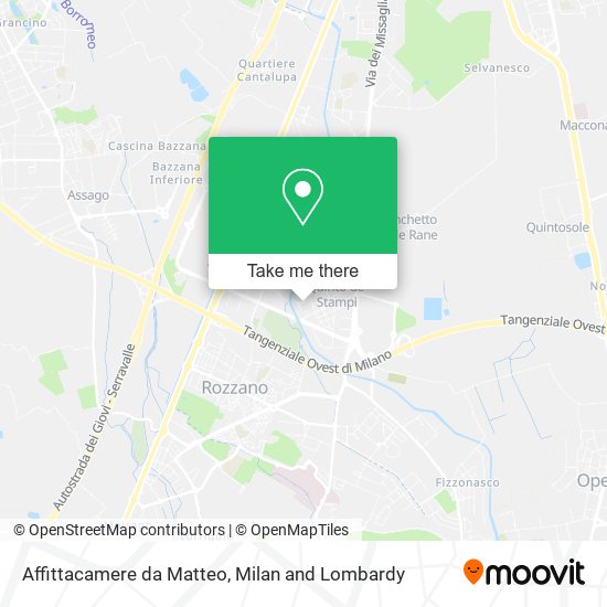 Affittacamere da Matteo map