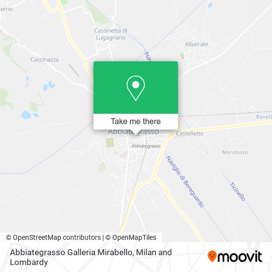 Abbiategrasso Galleria Mirabello map