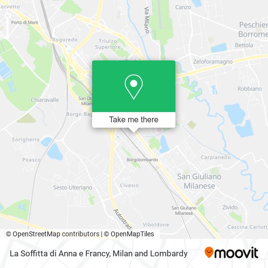 La Soffitta di Anna e Francy map