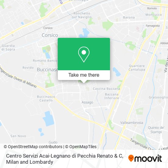 Centro Servizi Acai-Legnano di Pecchia Renato & C map
