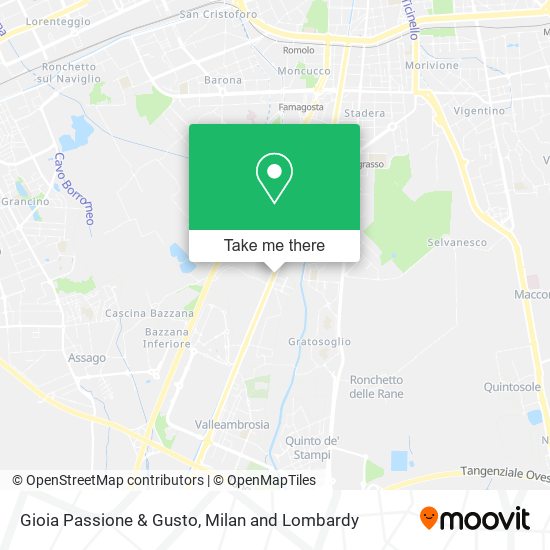Gioia Passione & Gusto map