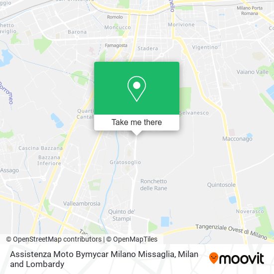 Assistenza Moto Bymycar Milano Missaglia map