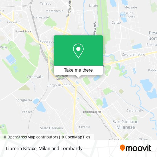 Libreria Kitaxe map