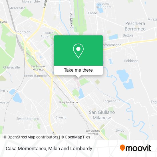 Casa Momentanea map