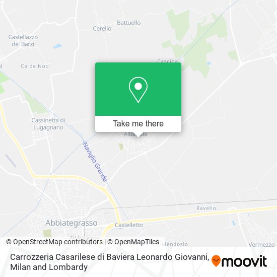 Carrozzeria Casarilese di Baviera Leonardo Giovanni map