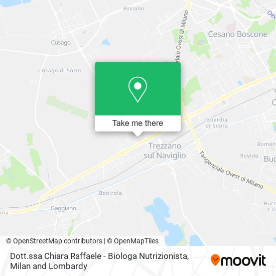 Dott.ssa Chiara Raffaele - Biologa Nutrizionista map