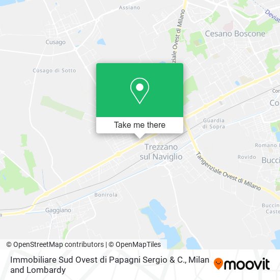 Immobiliare Sud Ovest di Papagni Sergio & C. map