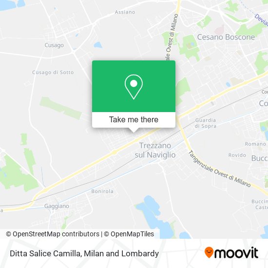 Ditta Salice Camilla map