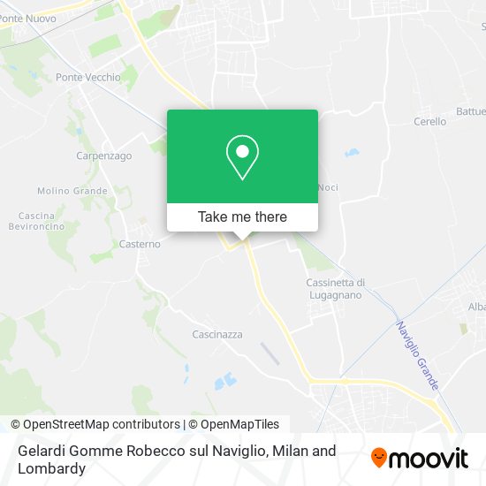 Gelardi Gomme Robecco sul Naviglio map