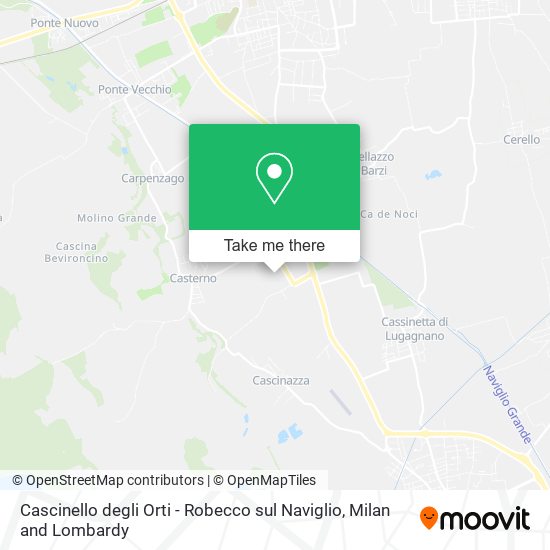 Cascinello degli Orti - Robecco sul Naviglio map