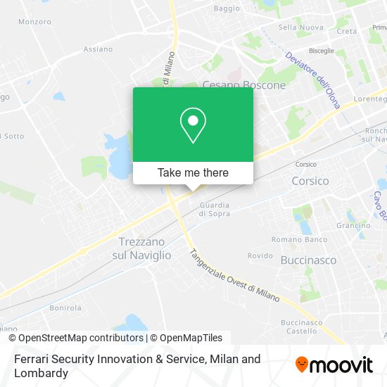 Ferrari Security Innovation & Service map