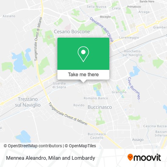 Mennea Aleandro map