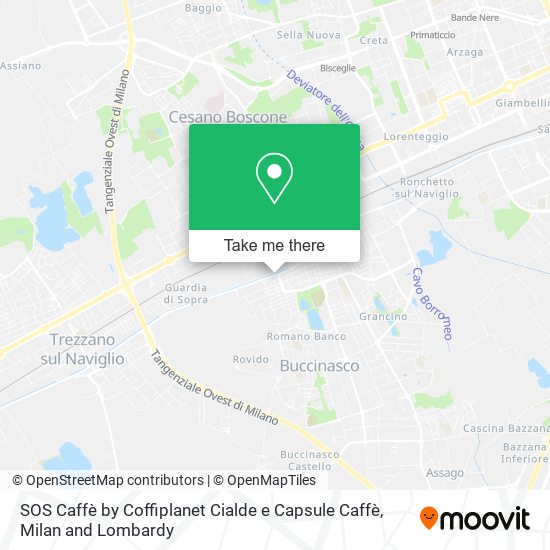 SOS Caffè by Coffiplanet Cialde e Capsule Caffè map
