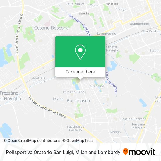 Polisportiva Oratorio San Luigi map