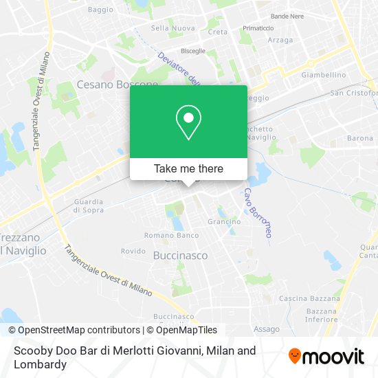 Scooby Doo Bar di Merlotti Giovanni map