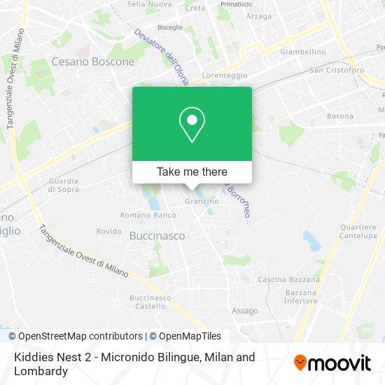 Kiddies Nest 2 - Micronido Bilingue map