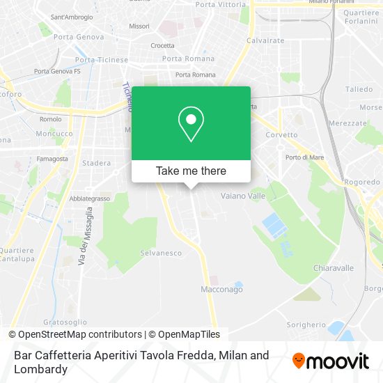 Bar Caffetteria Aperitivi Tavola Fredda map