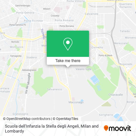 Scuola dell'Infanzia la Stella degli Angeli map