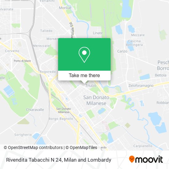 Rivendita Tabacchi N 24 map