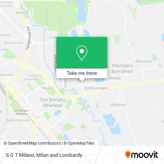 S G T Milano map