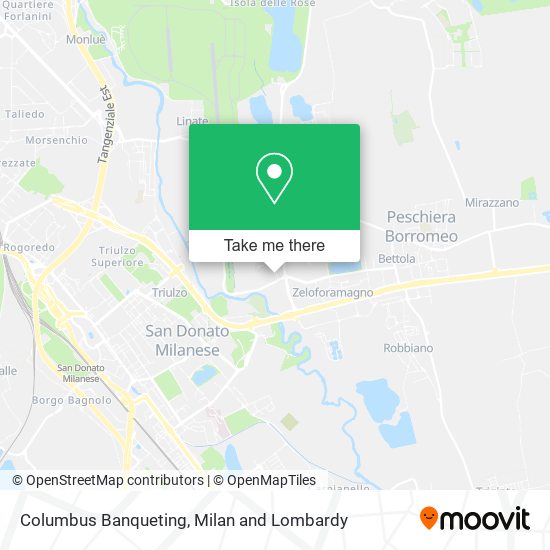 Columbus Banqueting map