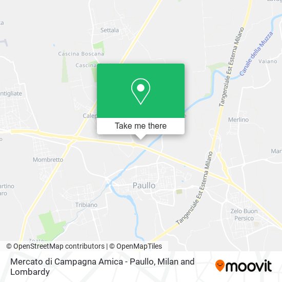 Mercato di Campagna Amica - Paullo map