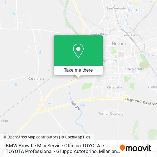 BMW Bmw I e Mini Service Officina TOYOTA e TOYOTA Professional - Gruppo Autotorino map