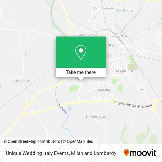Unique Wedding Italy Events map