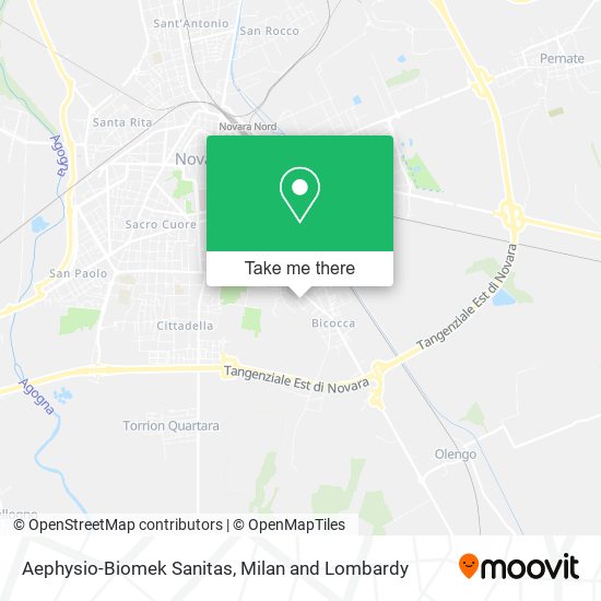 Aephysio-Biomek Sanitas map