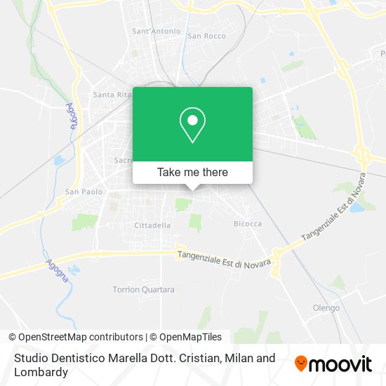 Studio Dentistico Marella Dott. Cristian map