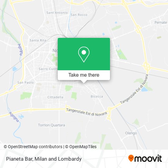 Pianeta Bar map