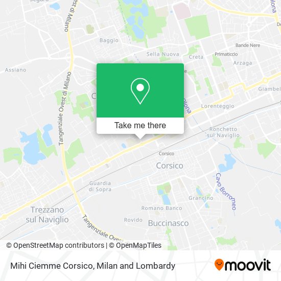 Mihi Ciemme Corsico map