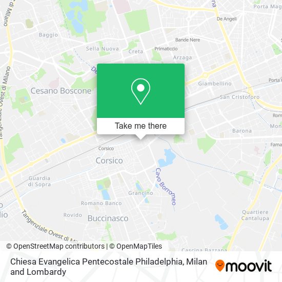 Chiesa Evangelica Pentecostale Philadelphia map