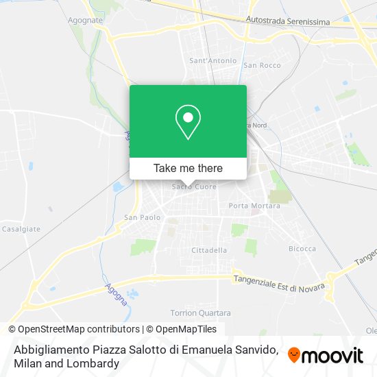 Abbigliamento Piazza Salotto di Emanuela Sanvido map