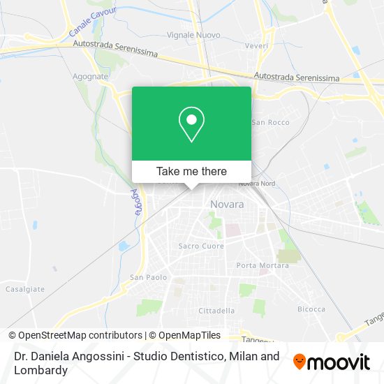 Dr. Daniela Angossini - Studio Dentistico map