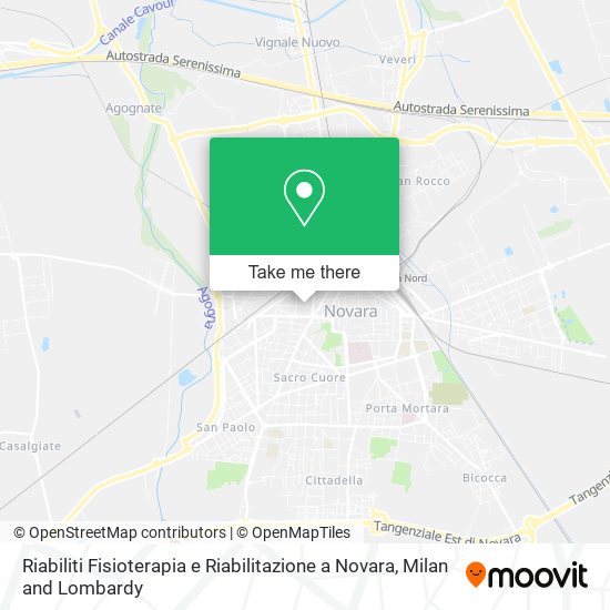 Riabiliti Fisioterapia e Riabilitazione a Novara map