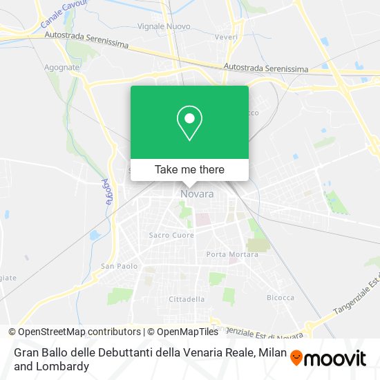 Gran Ballo delle Debuttanti della Venaria Reale map