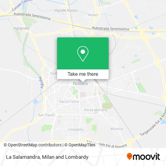 La Salamandra map