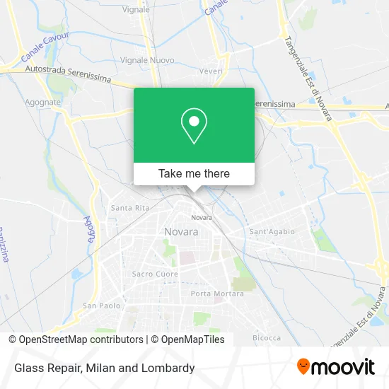 Glass Repair map
