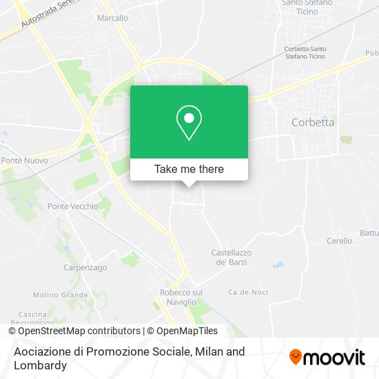 Aociazione di Promozione Sociale map