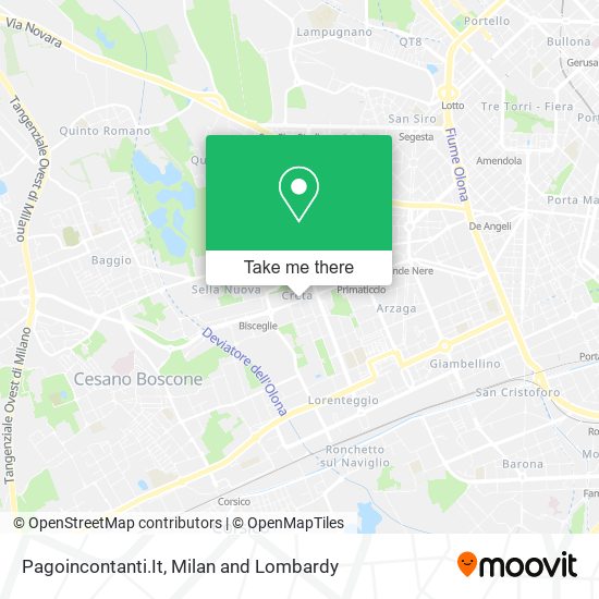 Pagoincontanti.It map