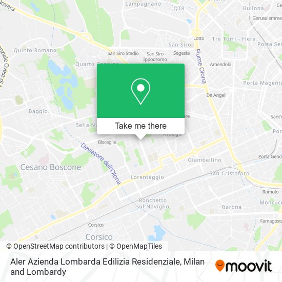 Aler Azienda Lombarda Edilizia Residenziale map