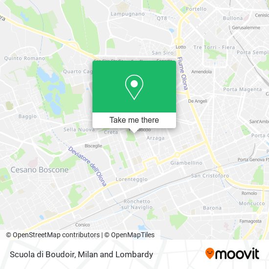 Scuola di Boudoir map
