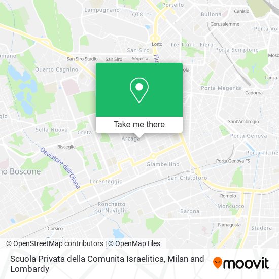 Scuola Privata della Comunita Israelitica map