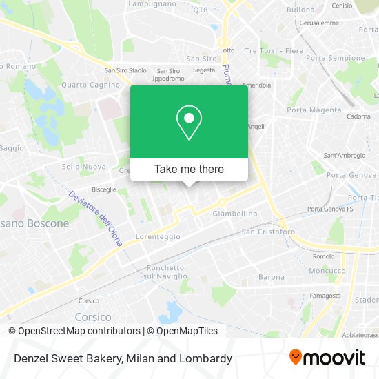 Denzel Sweet Bakery map