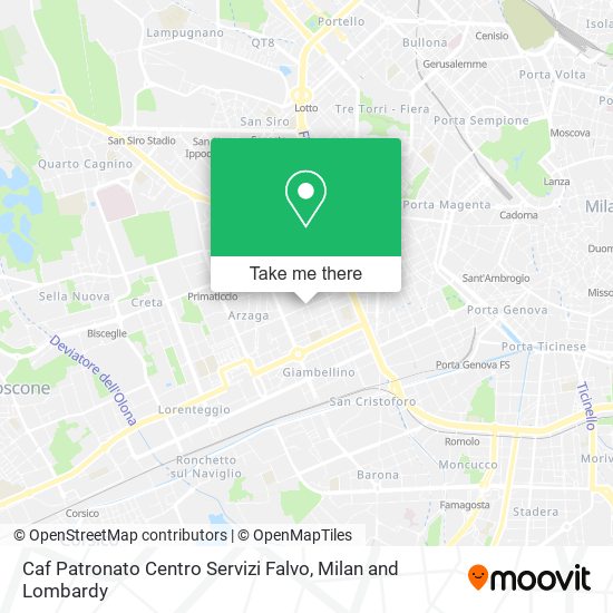 Caf Patronato Centro Servizi Falvo map